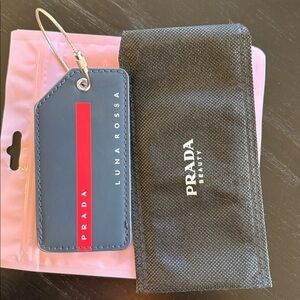 NWT Prada Beauty Luggage Tag
